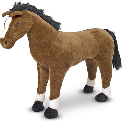 horse melissa and doug|melissa and doug lifelike horse.